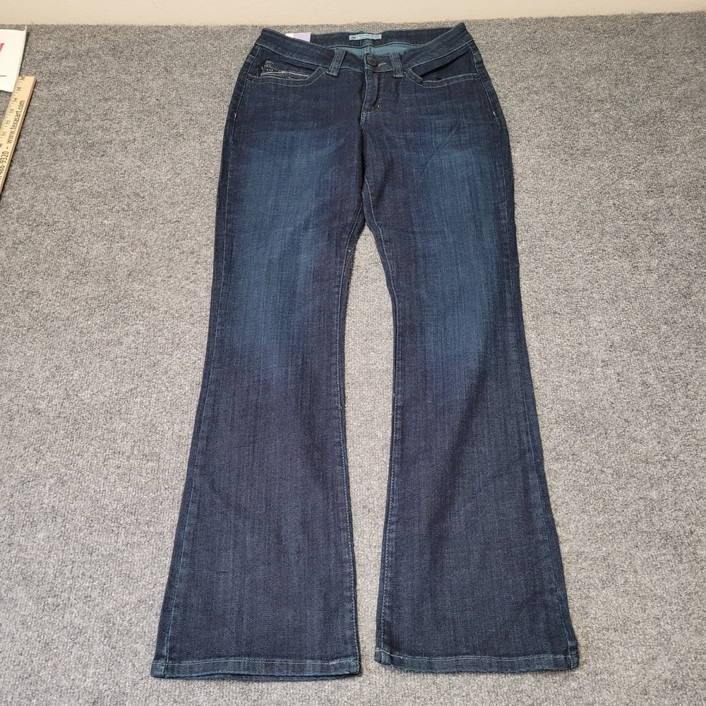 Lee Jeans Womens Size 6 Medium Dark Wash Slender Secret Bootcut Stretch NWT